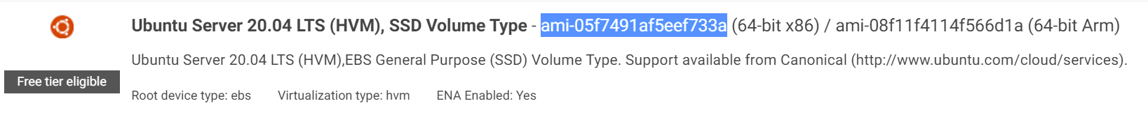 EC2 - Find AMI ID