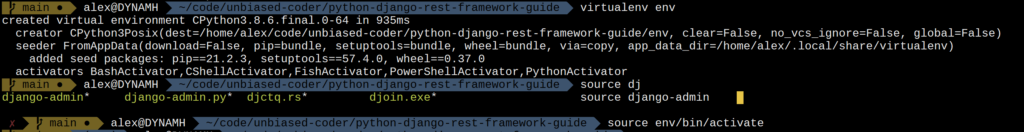 How to setup and use Django Rest Framework (Python 3)