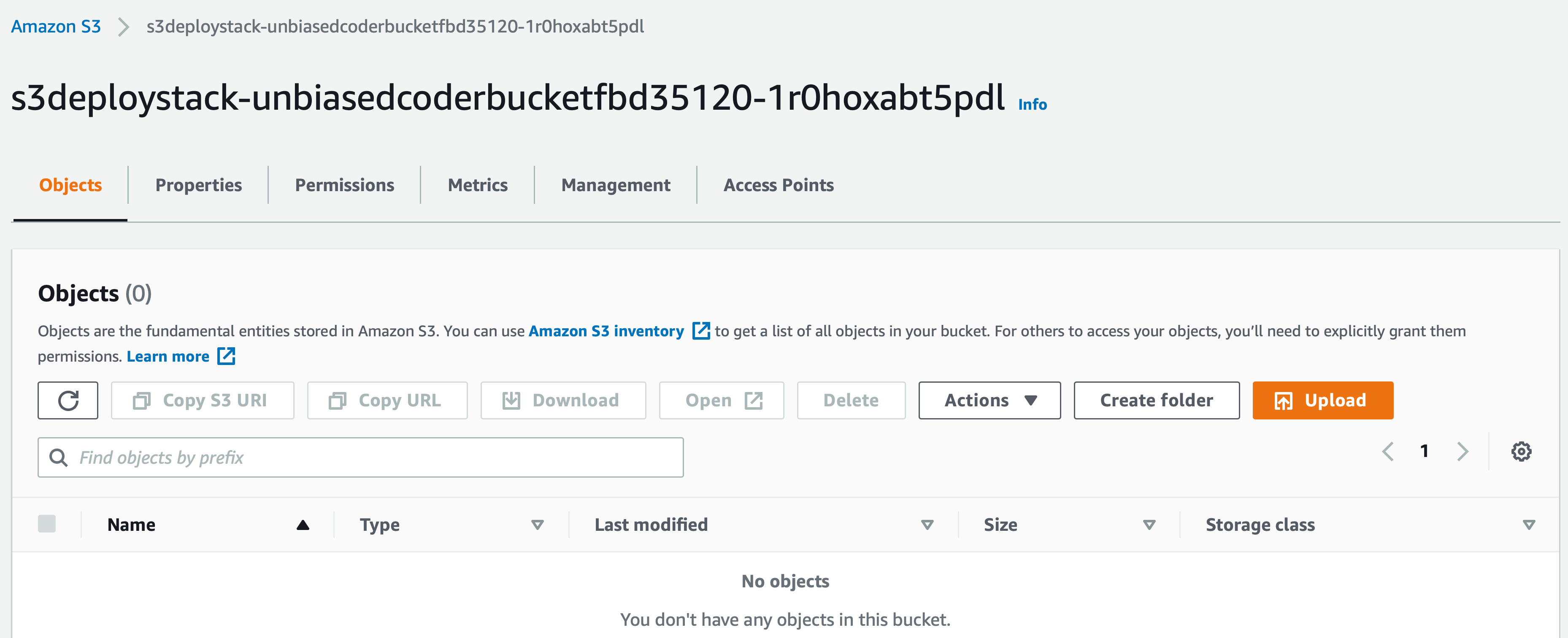 AWS CDK Create New S3 Bucket