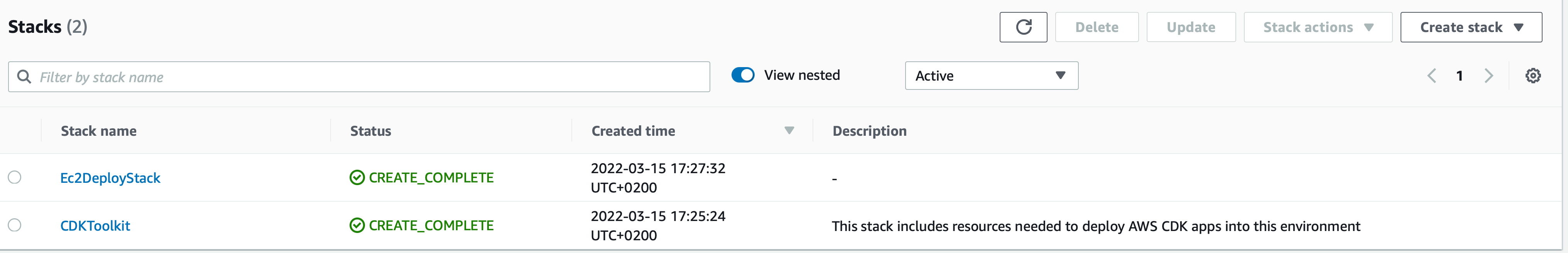 AWS CDK Python Create Cloudformation