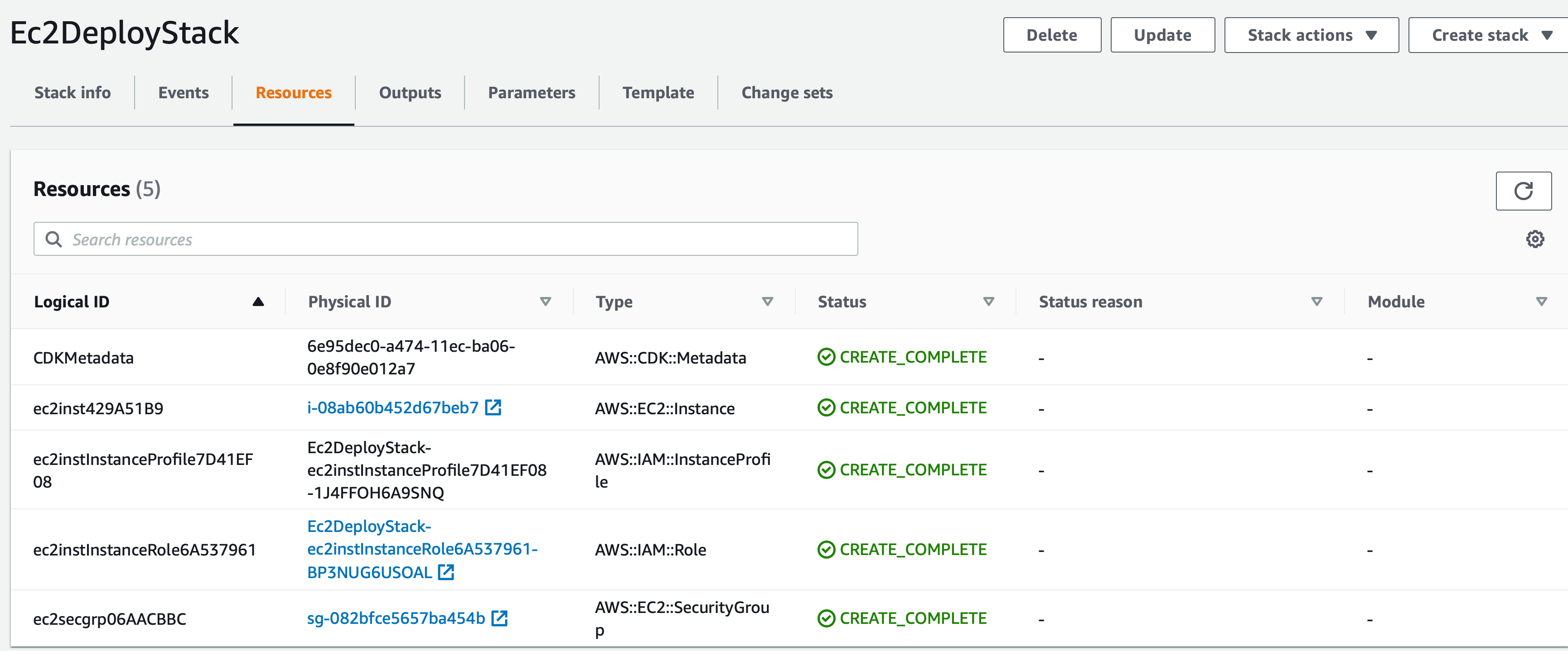 AWS CDK Python EC2 Stack