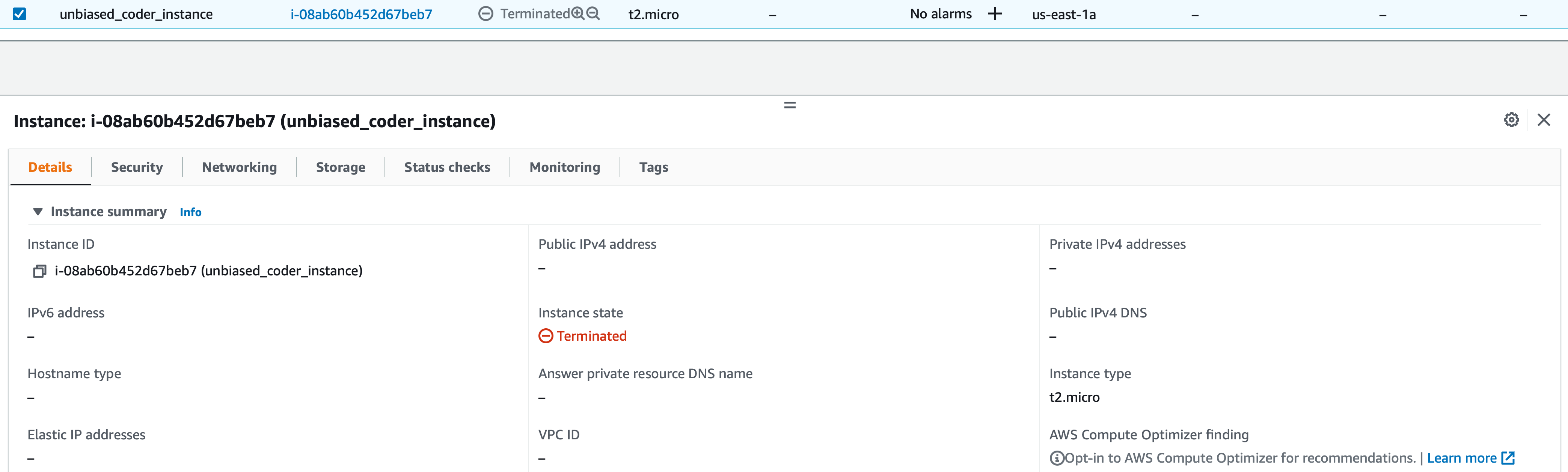 AWS CDK Python Terminate EC2 Instance