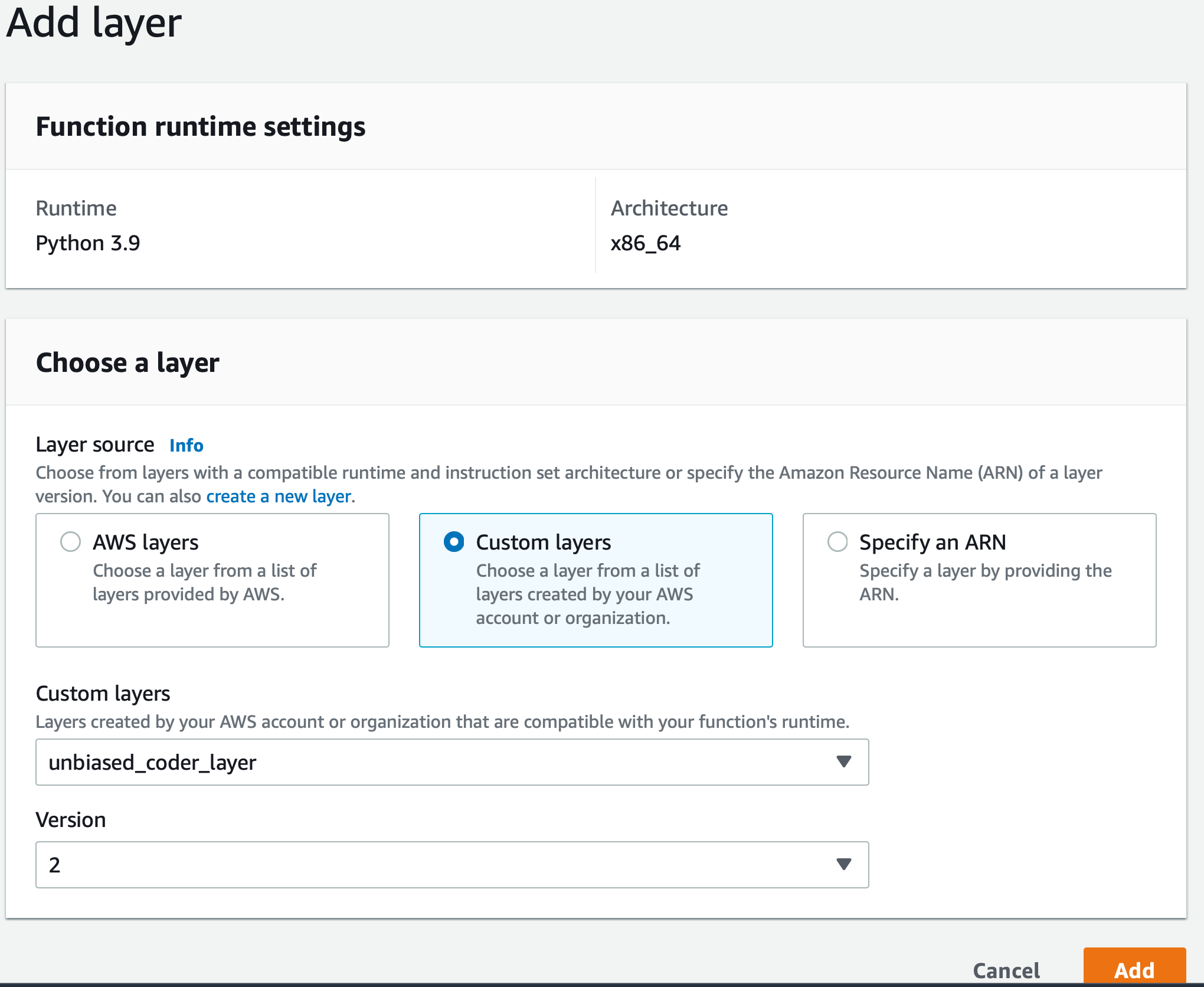 How To Add Layer in Lambda Function