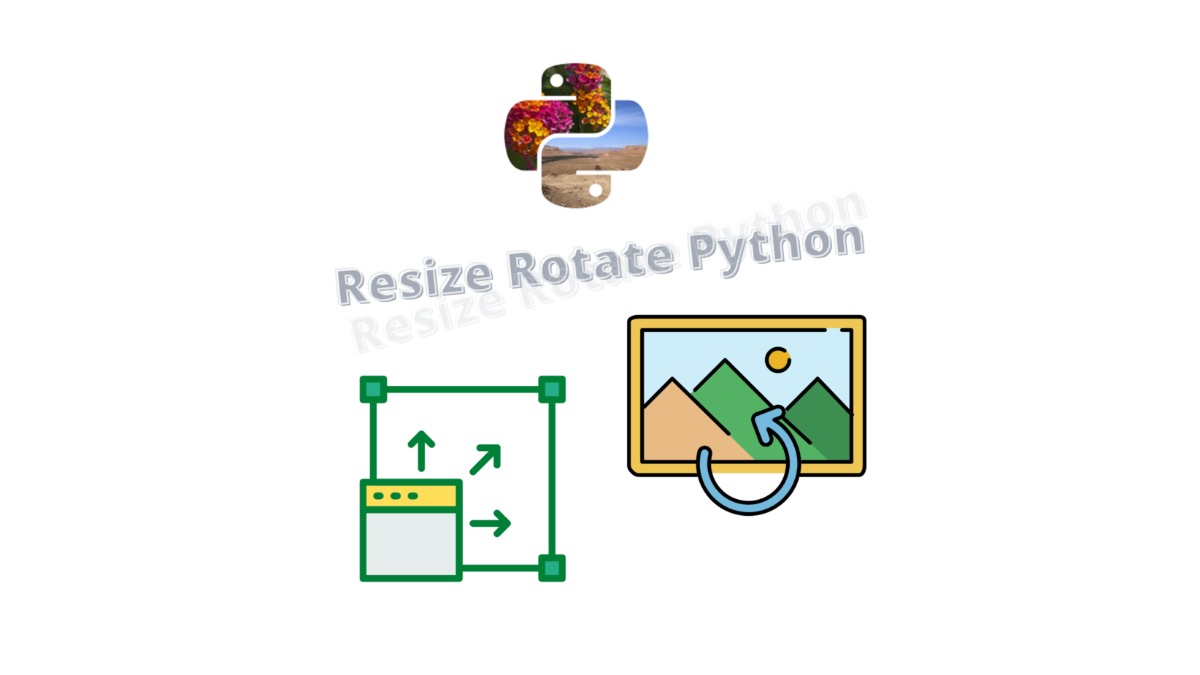 How To Resize/Rotate Images Using Python