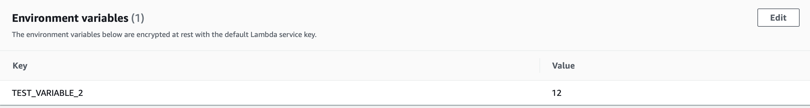 How to List All Environment Variables In AWS Lambda Using AWS Console
